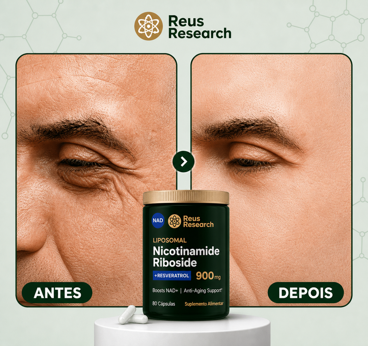 Reus Research NAD+ Resveratrol — imagem 2