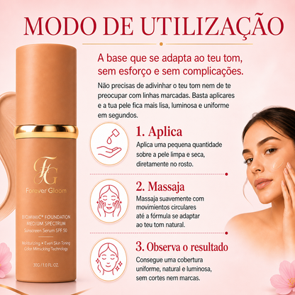 Base 4 em 1 - Proteção (SPF 50) e Cobertura Total