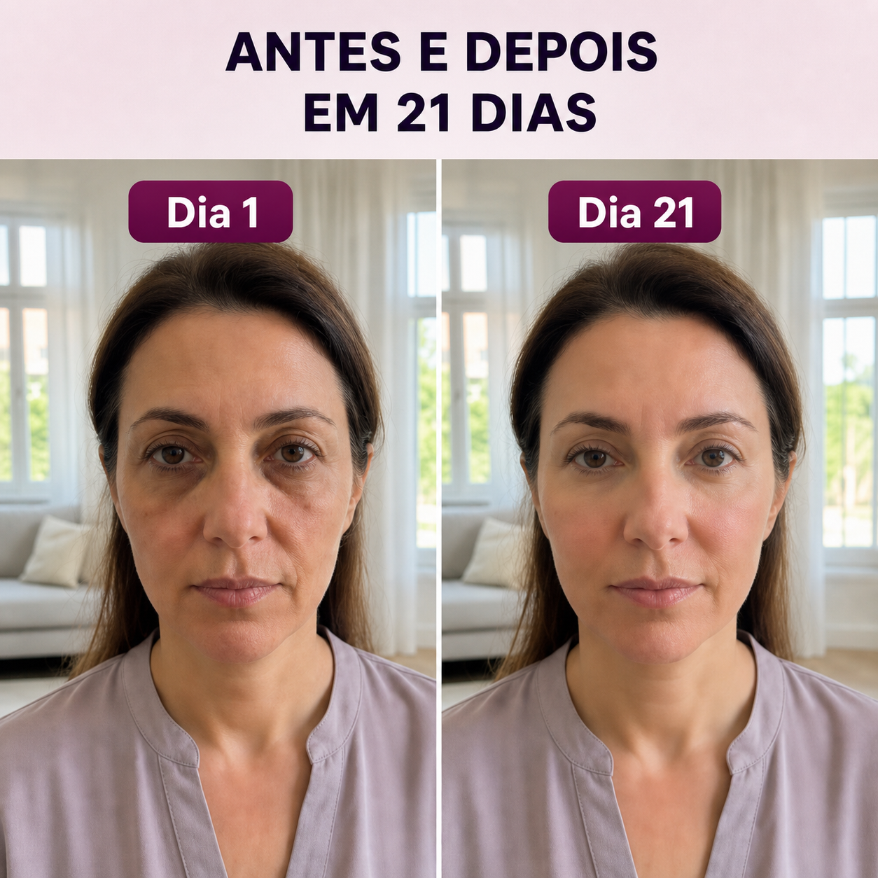 Efeito Lifting Imediato: Rosto, Olhos e Pescoço