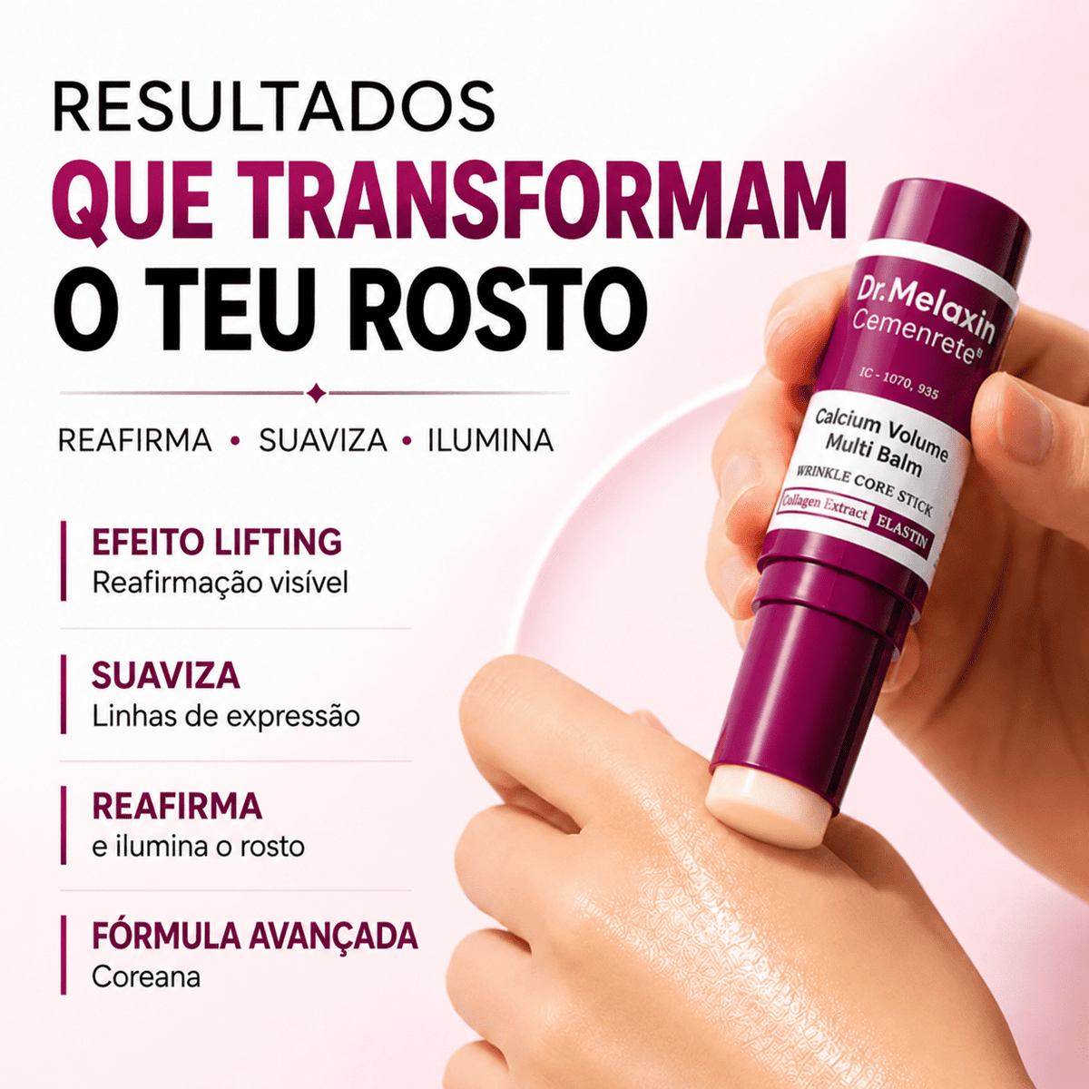 Efeito Lifting Imediato: Rosto, Olhos e Pescoço